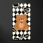 bear uniform pattern glass case for realme c1 image