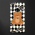 bear uniform pattern glass case for realme 3 pro image
