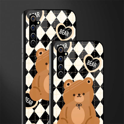 bear uniform pattern glass case for realme x50 pro image-2
