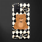 bear uniform pattern glass case for samsung galaxy s10 lite image