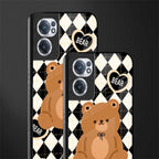 bear uniform pattern glass case for oneplus nord ce 2 5g image-2