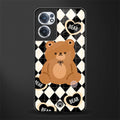 bear uniform pattern glass case for oneplus nord ce 2 5g image