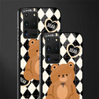 bear uniform pattern glass case for samsung galaxy s20 ultra image-2
