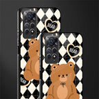 bear uniform pattern glass case for redmi note 11 image-2