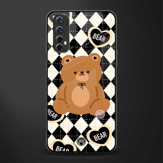bear uniform pattern glass case for realme narzo 20 pro image