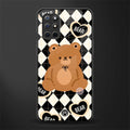 bear uniform pattern glass case for oneplus 8t image