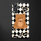 bear uniform pattern glass case for vivo y51a image