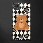 bear uniform pattern glass case for samsung galaxy a22 5g image