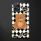 bear uniform pattern glass case for realme narzo 50 image
