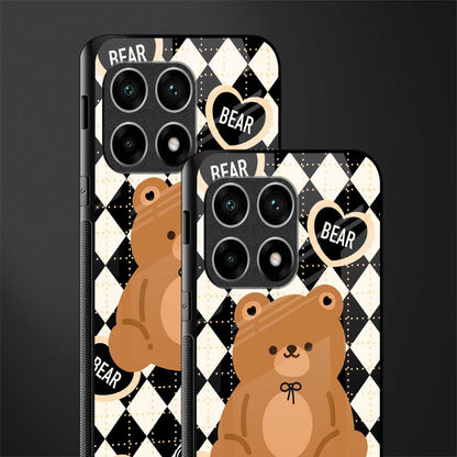 bear uniform pattern glass case for oneplus 10 pro 5g image-2