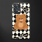 bear uniform pattern back phone cover | glass case for oneplus nord ce 2 lite 5g