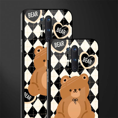 bear uniform pattern glass case for oneplus 8 pro image-2
