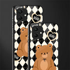 bear uniform pattern back phone cover | glass case for samsung galaxy a04