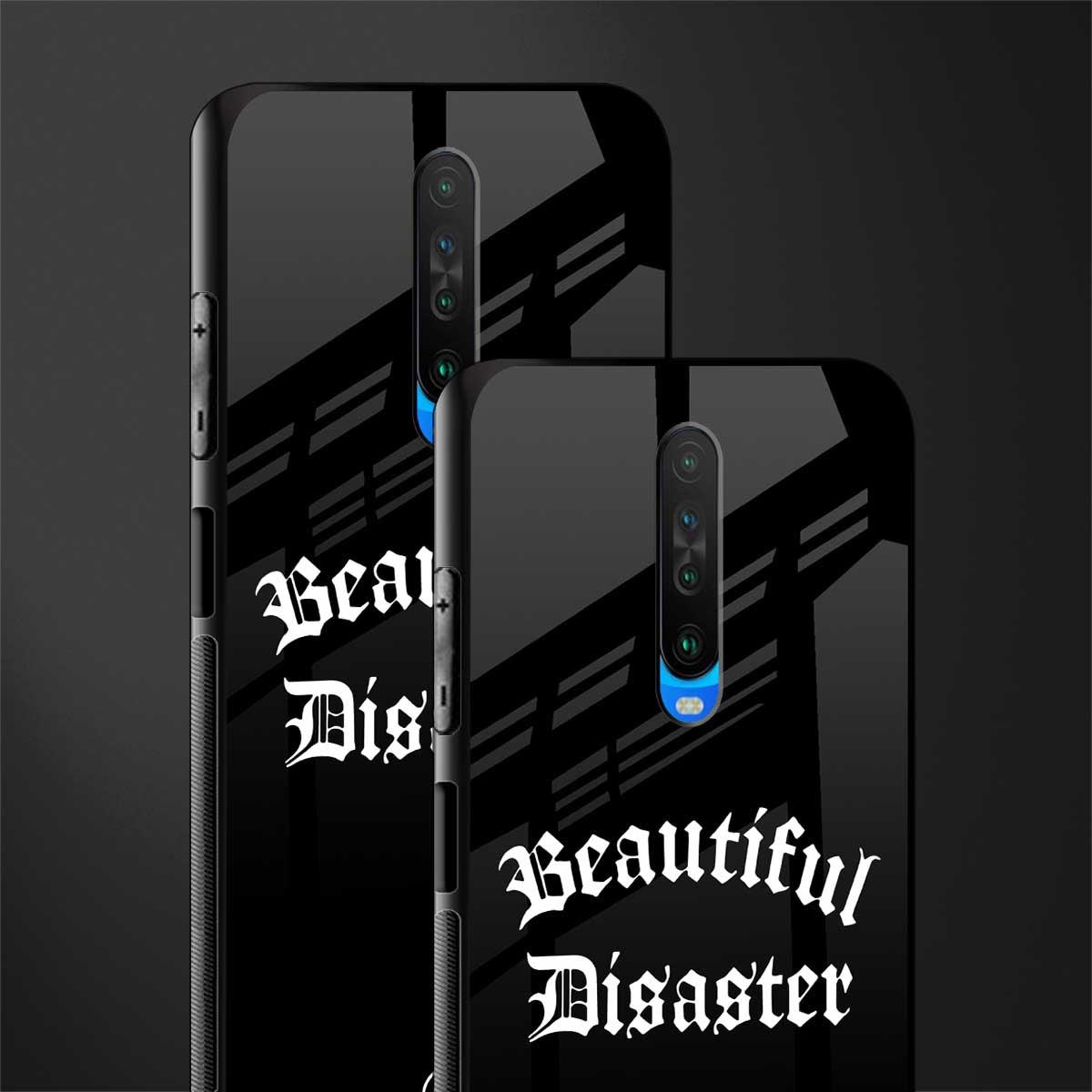 beautiful disaster glass case for poco x2 image-2