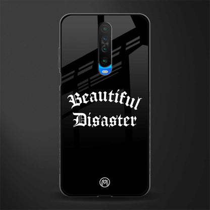 beautiful disaster glass case for poco x2 image