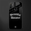 beautiful disaster glass case for realme narzo 20a image