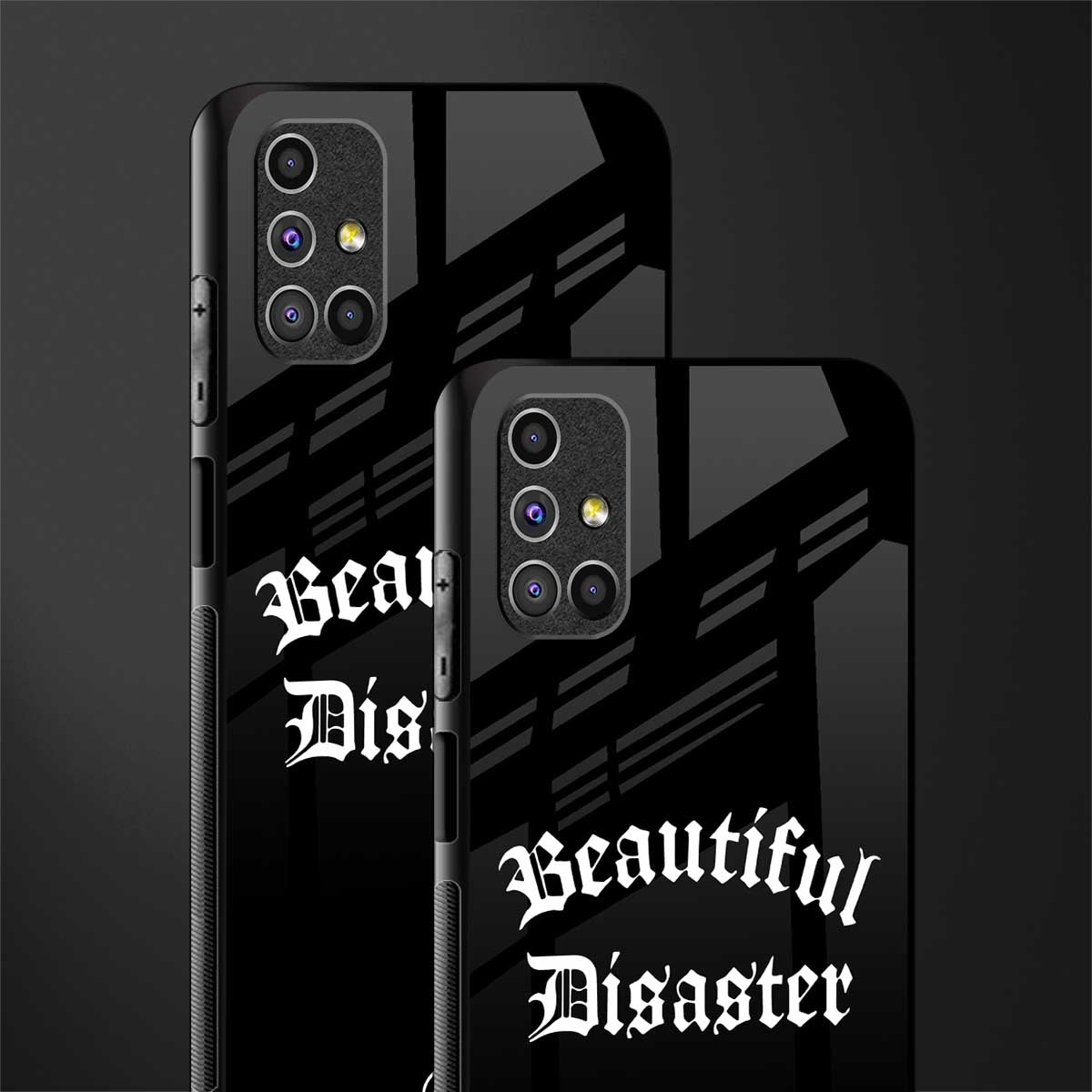 beautiful disaster glass case for samsung galaxy m31s image-2