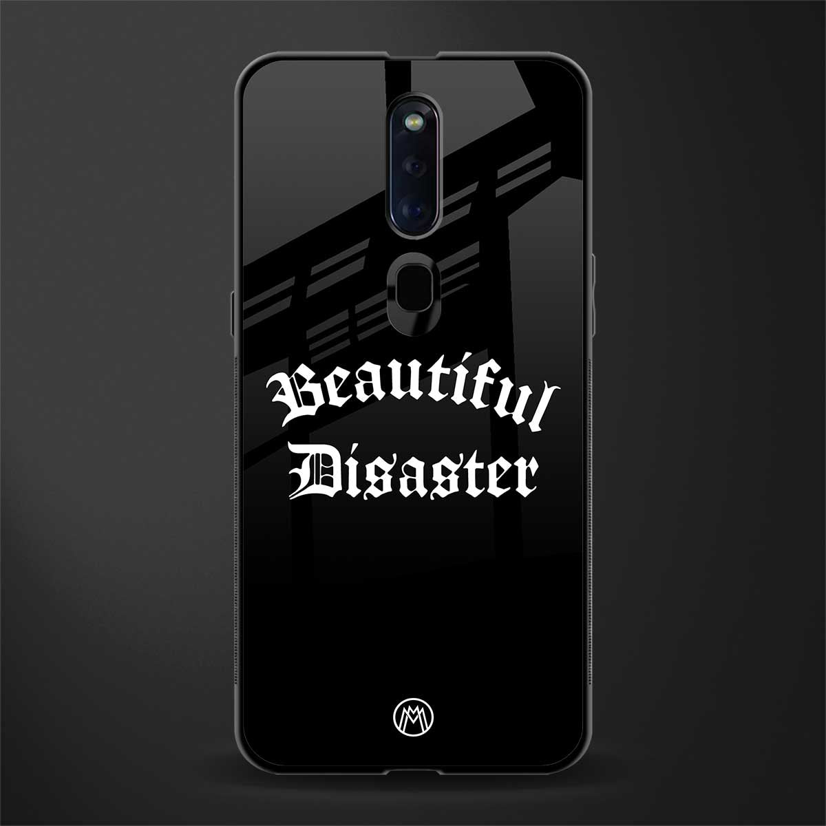 beautiful disaster glass case for oppo f11 pro image