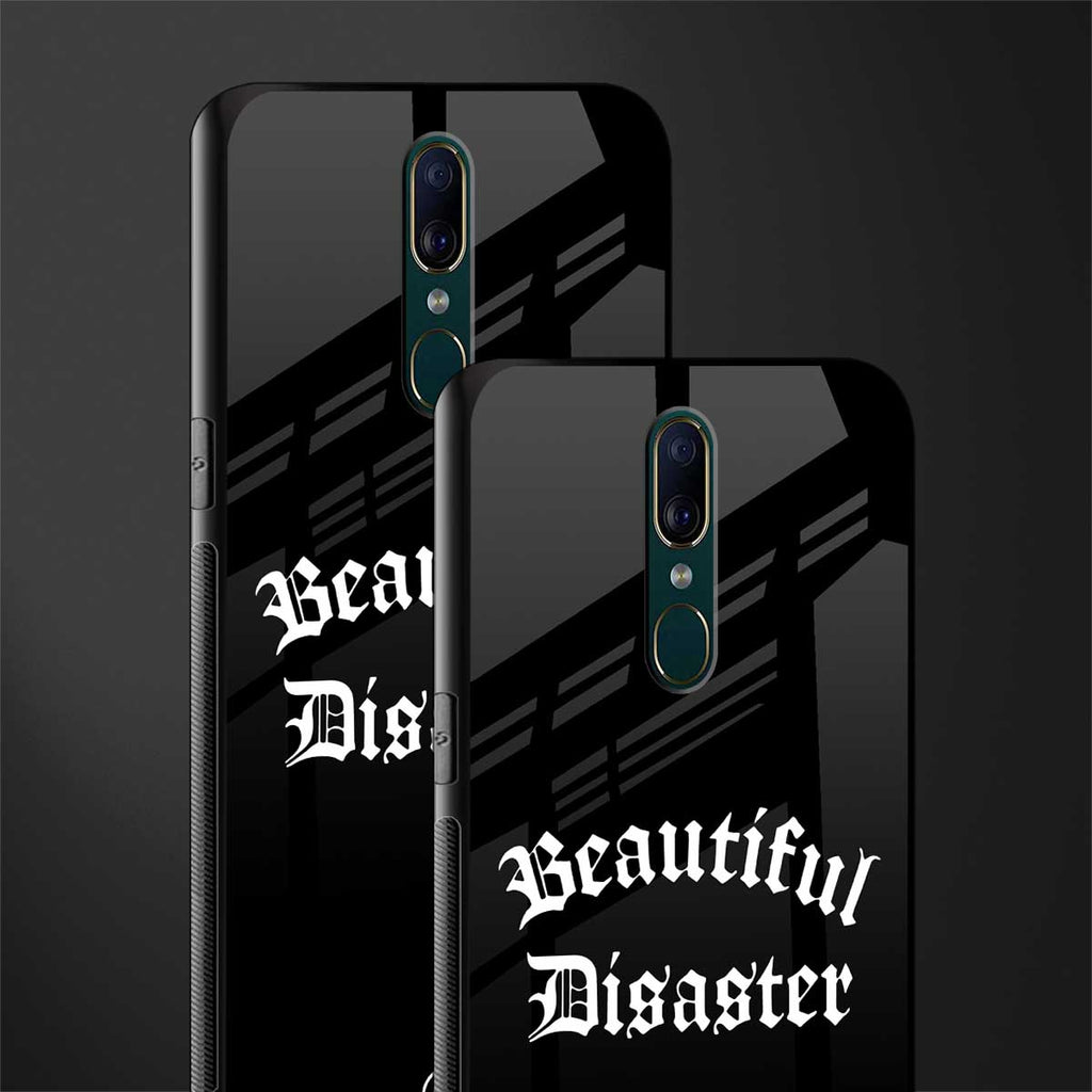 beautiful disaster glass case for oppo f11 image-2