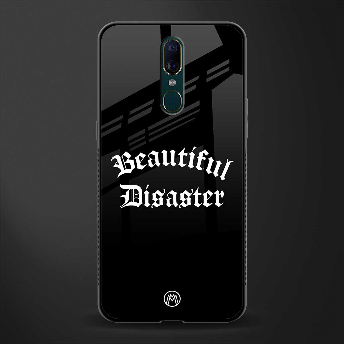 beautiful disaster glass case for oppo a9 image