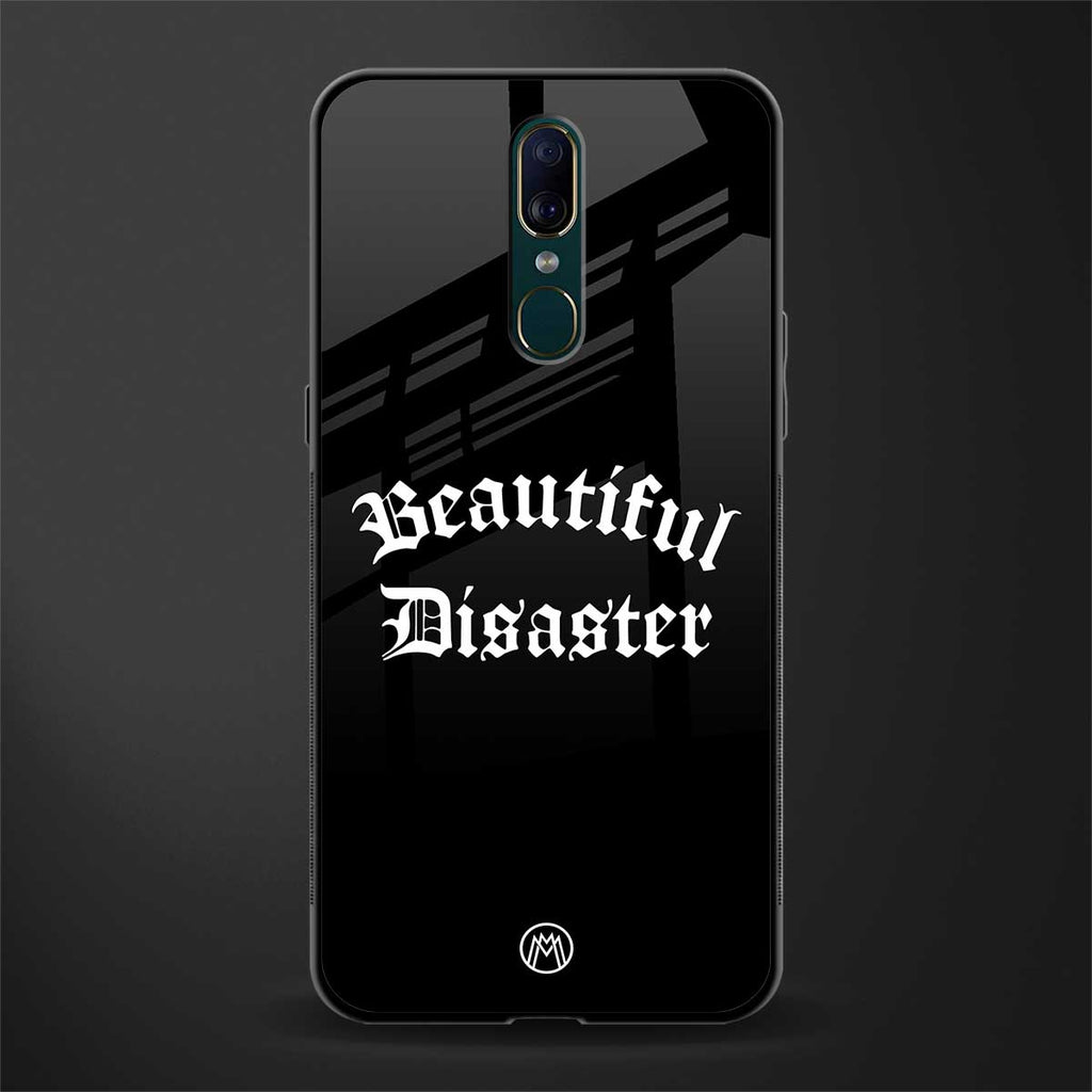 beautiful disaster glass case for oppo f11 image