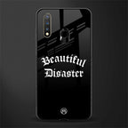 beautiful disaster glass case for vivo y19 image