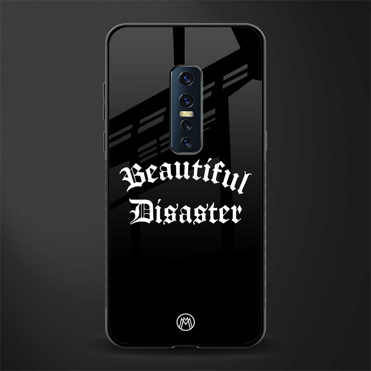 beautiful disaster glass case for vivo v17 pro image