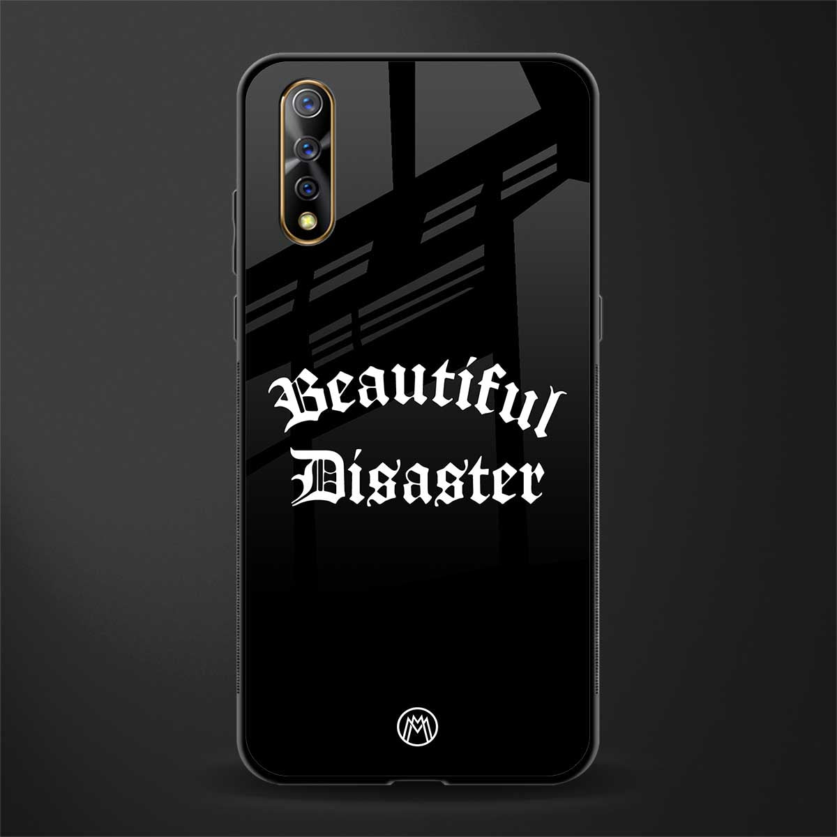 beautiful disaster glass case for vivo s1 image