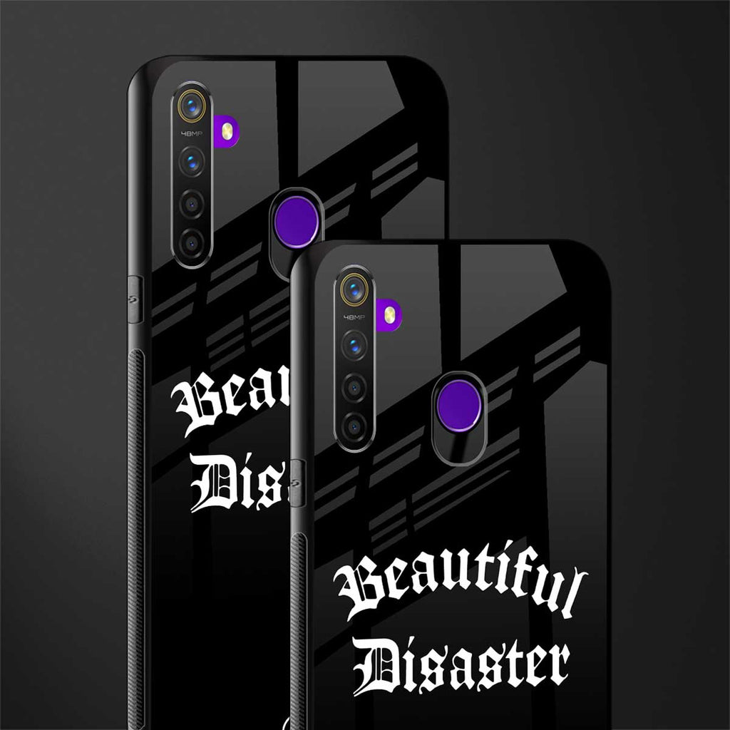 beautiful disaster glass case for realme 5i image-2