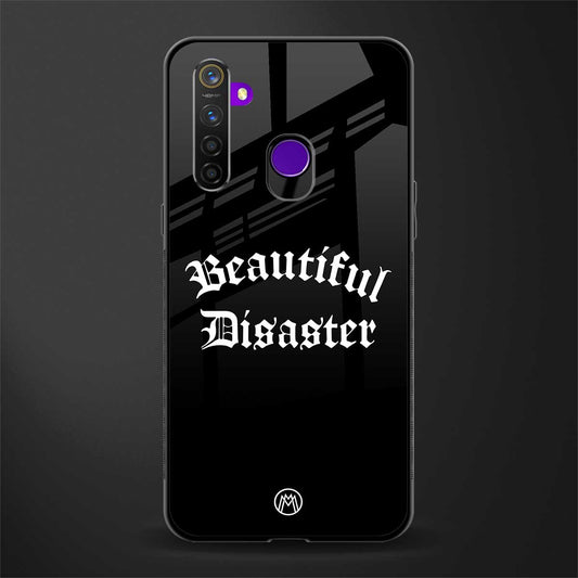 beautiful disaster glass case for realme 5i image