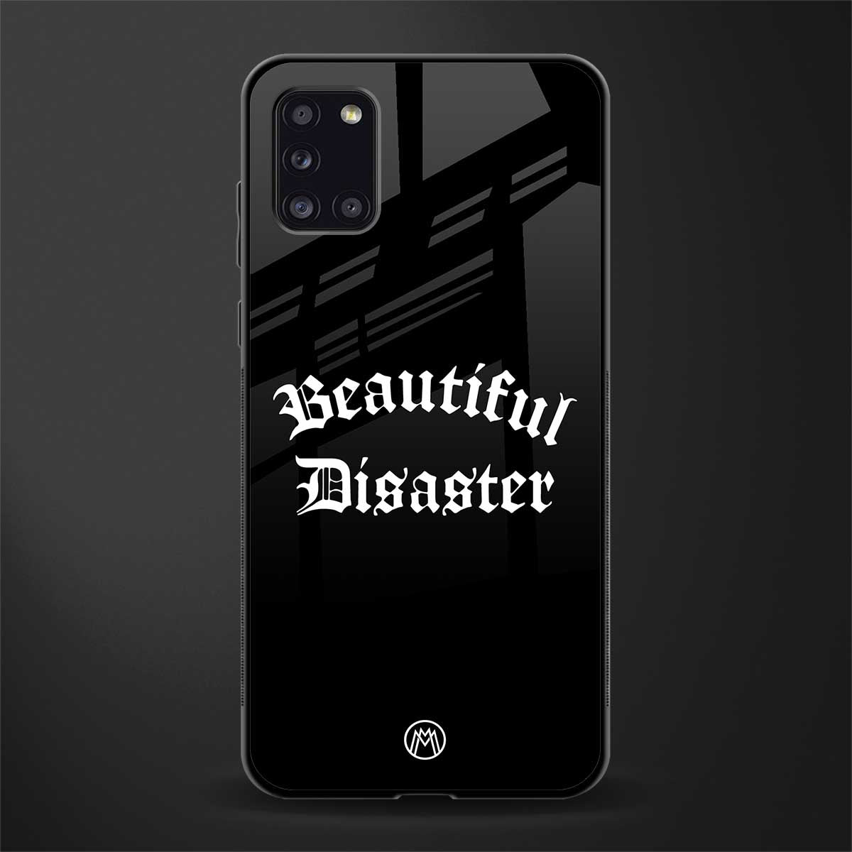 beautiful disaster glass case for samsung galaxy a31 image