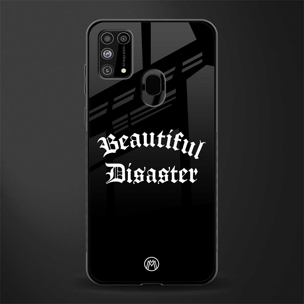 beautiful disaster glass case for samsung galaxy m31 image