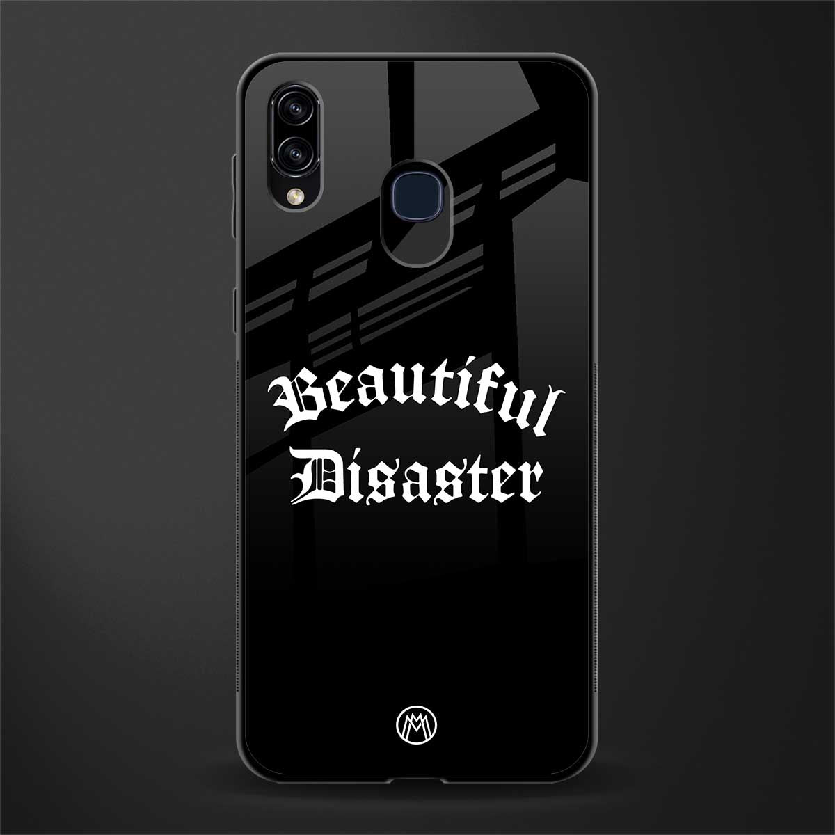 beautiful disaster glass case for samsung galaxy a20 image