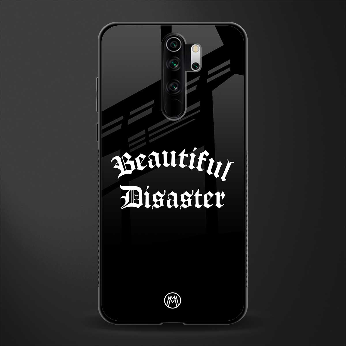 beautiful disaster glass case for redmi note 8 pro image