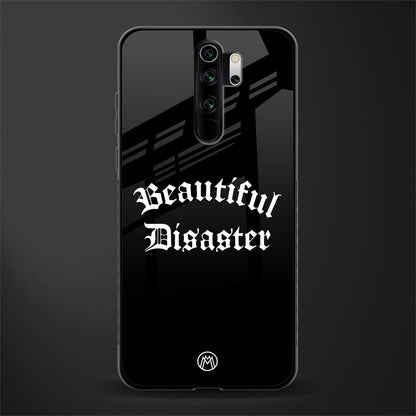 beautiful disaster glass case for redmi note 8 pro image