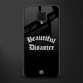 beautiful disaster glass case for redmi note 9 pro image