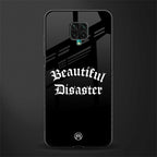 beautiful disaster glass case for redmi note 9 pro image