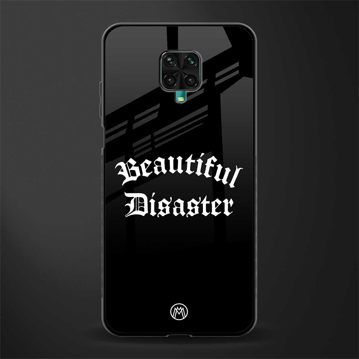 beautiful disaster glass case for redmi note 9 pro image