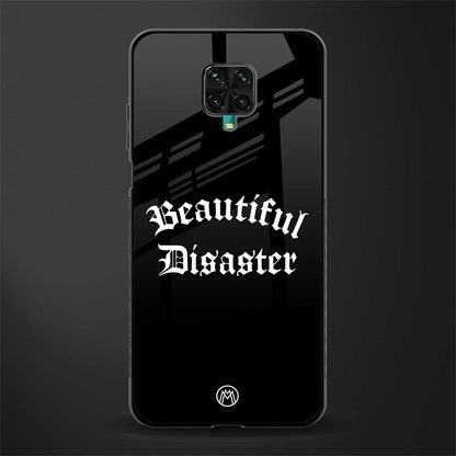 beautiful disaster glass case for redmi note 9 pro image