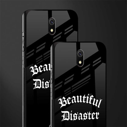 beautiful disaster glass case for redmi 8a image-2