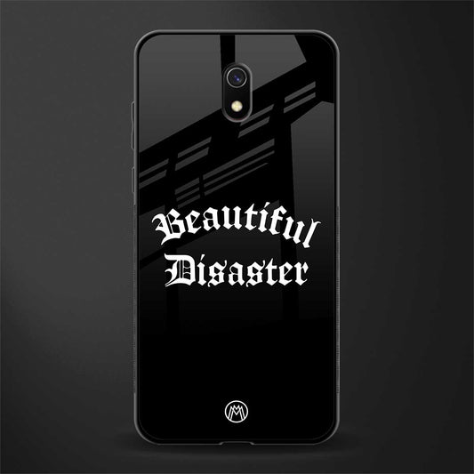 beautiful disaster glass case for redmi 8a image