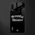 beautiful disaster glass case for mi a3 redmi a3 image