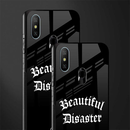 beautiful disaster glass case for redmi 6 pro image-2