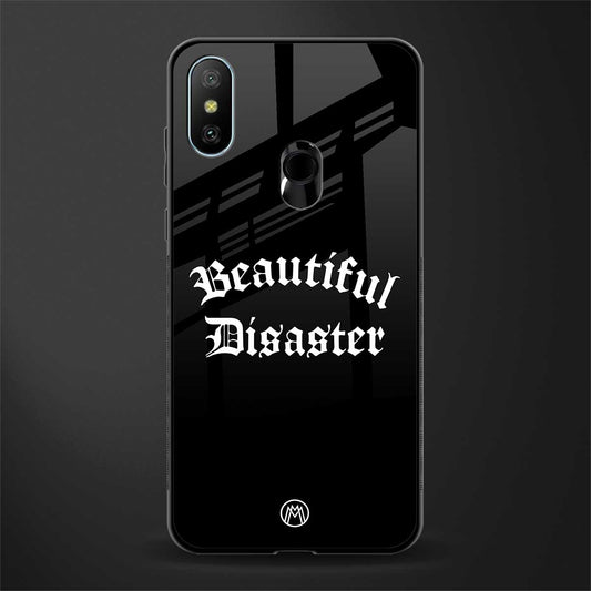 beautiful disaster glass case for redmi 6 pro image