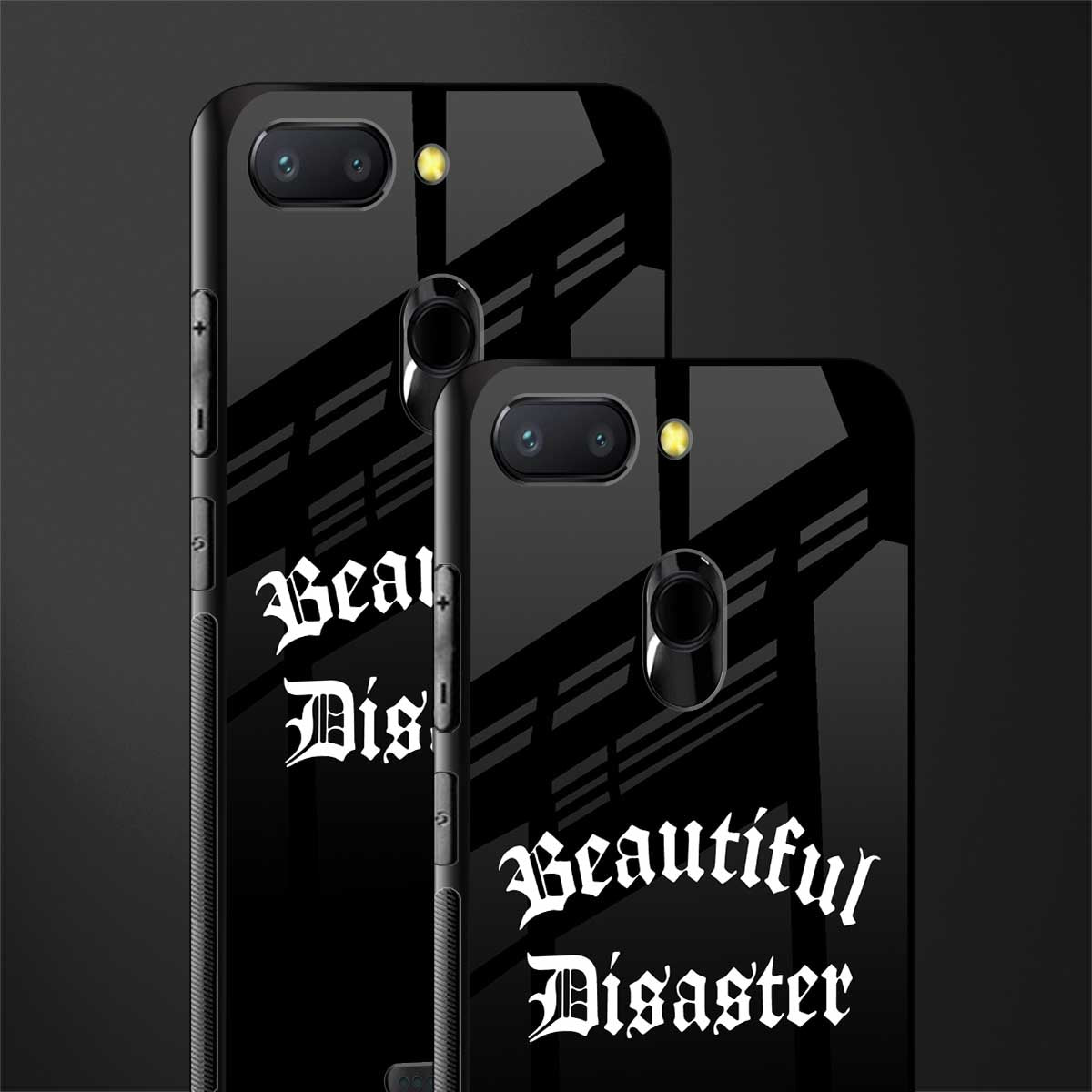 beautiful disaster glass case for redmi 6 image-2