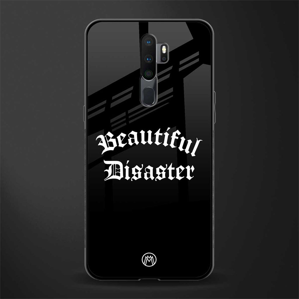 beautiful disaster glass case for oppo a5 2020 image