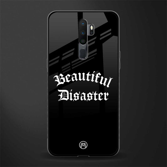 beautiful disaster glass case for oppo a5 2020 image