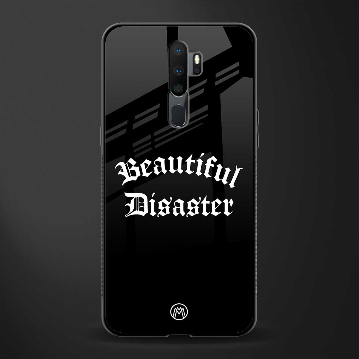 beautiful disaster glass case for oppo a9 2020 image