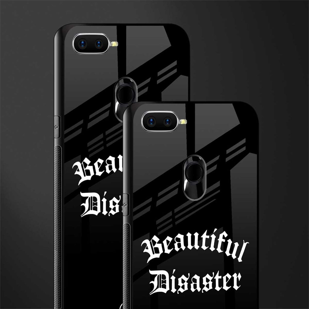 beautiful disaster glass case for oppo a12 image-2
