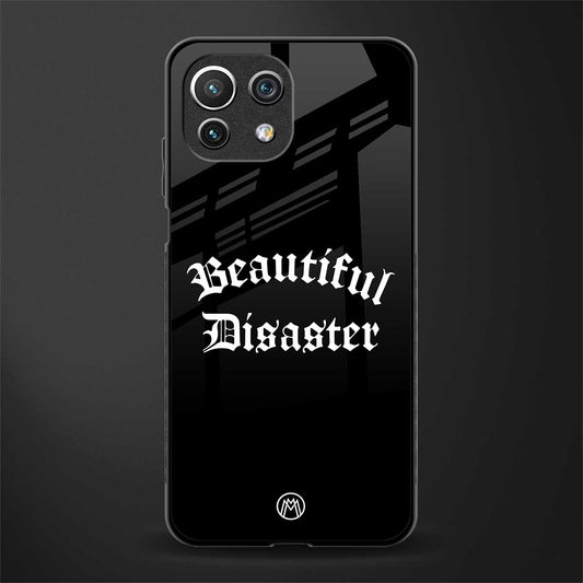 beautiful disaster glass case for mi 11 lite image